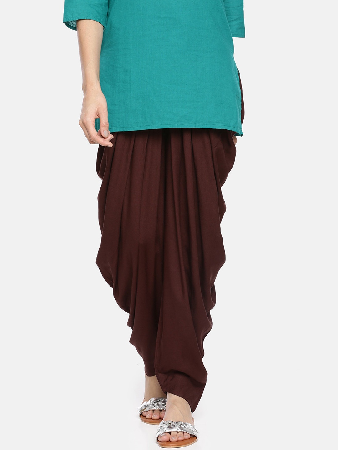 

GOLDSTROMS Women Loose Fit Patiala, Brown