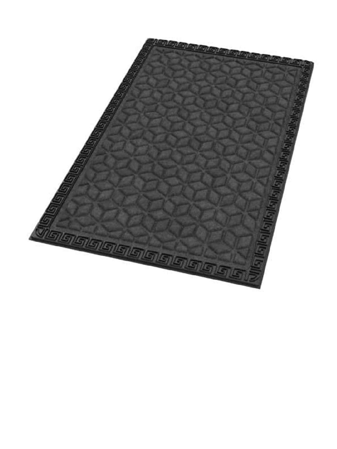 

Yes Cart Home Grey Self Design Anti-Skid Doormat