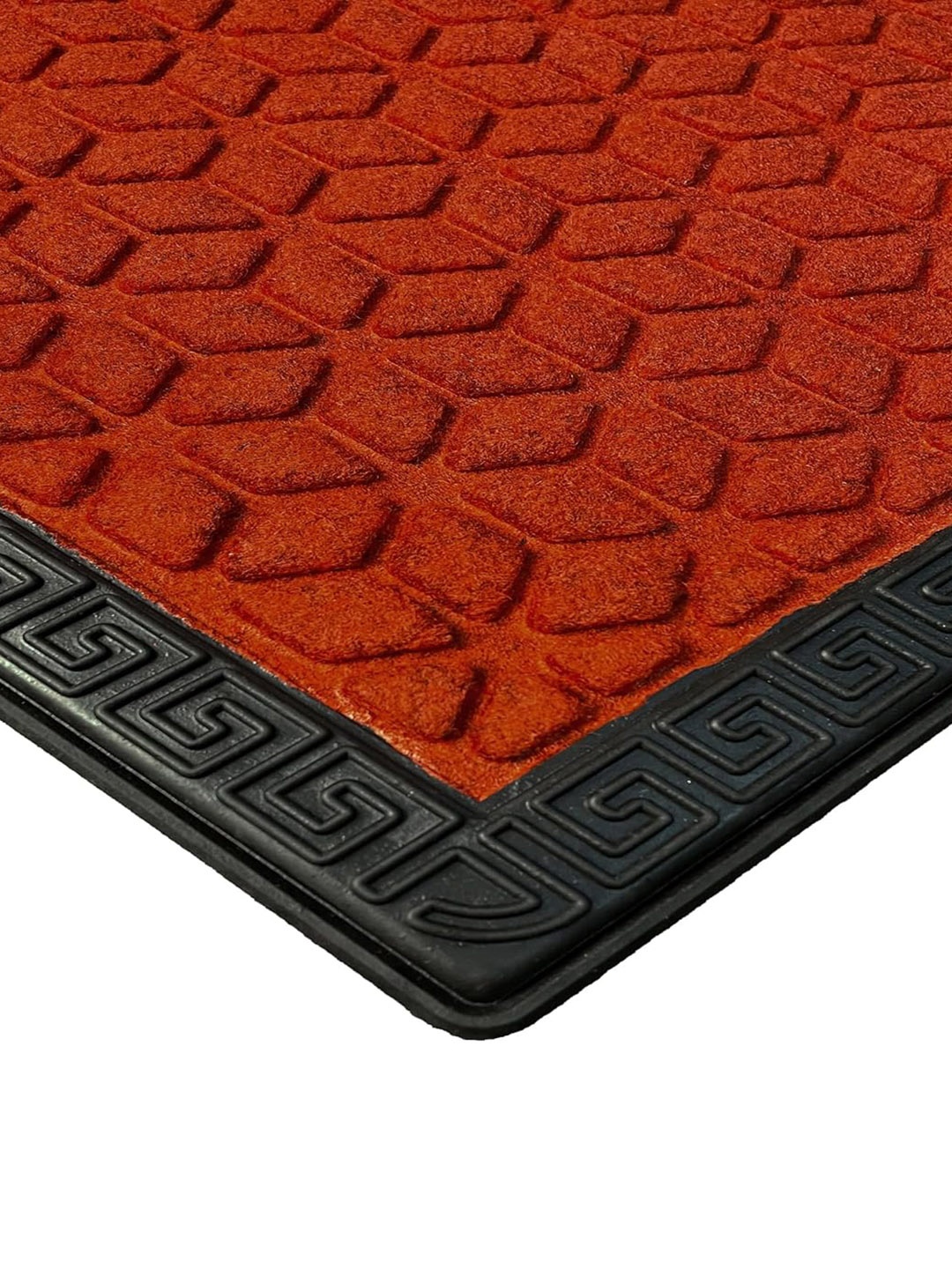 

Yes Cart Home Red & Black Textured Anti-Skid Doormat