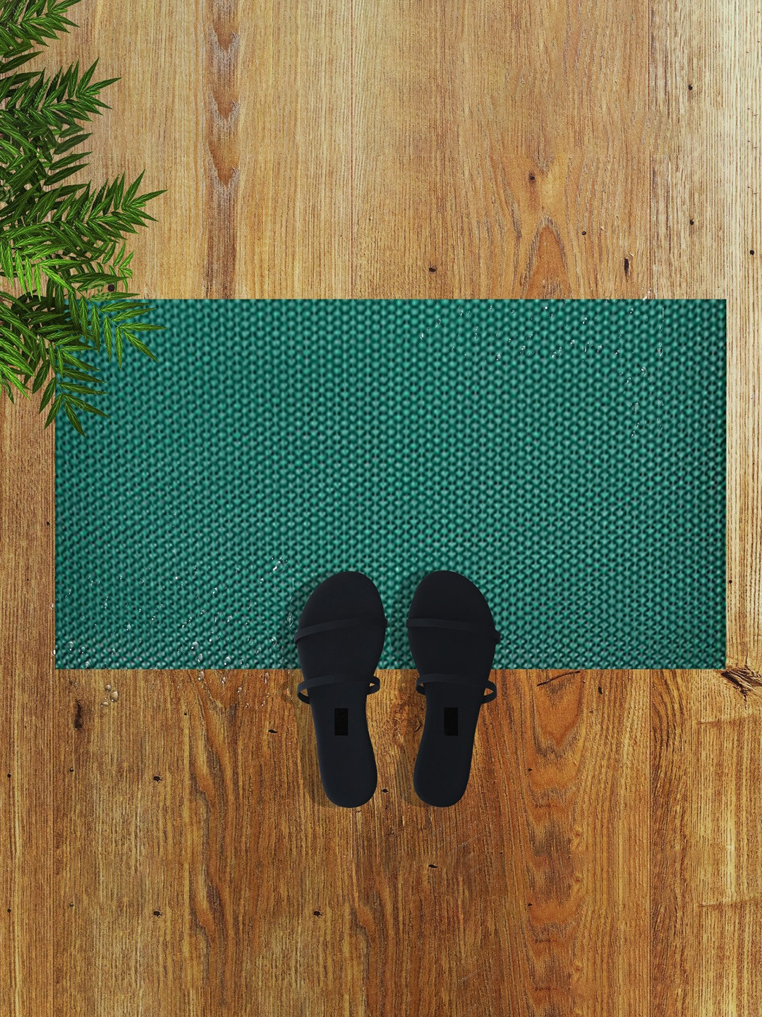

Yes Cart Home Green Self Design Anti-Skid Doormat
