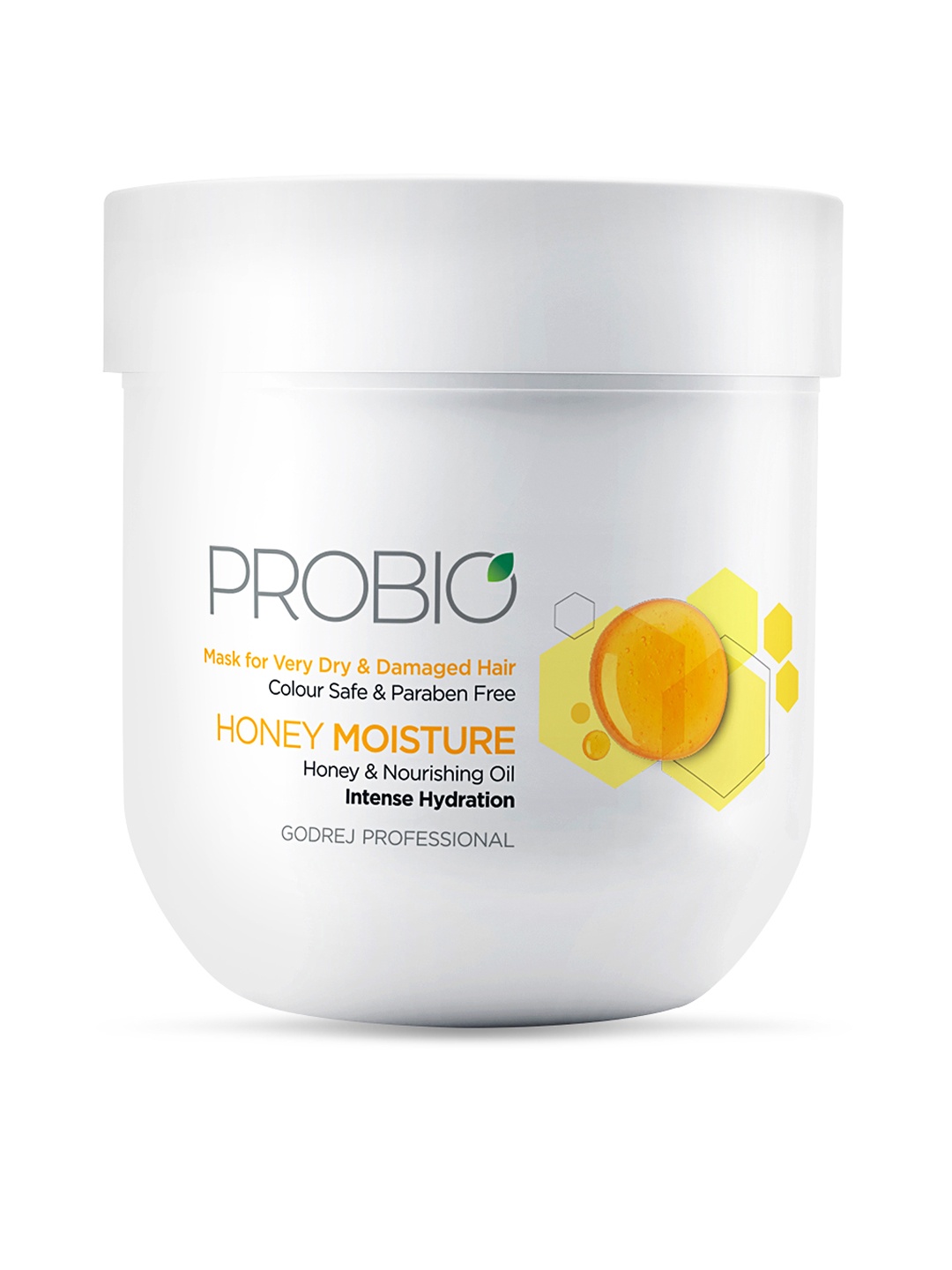 

Godrej Professional Probio Honey Moisture Hair Mask for Intense Hydration - 200 g, White