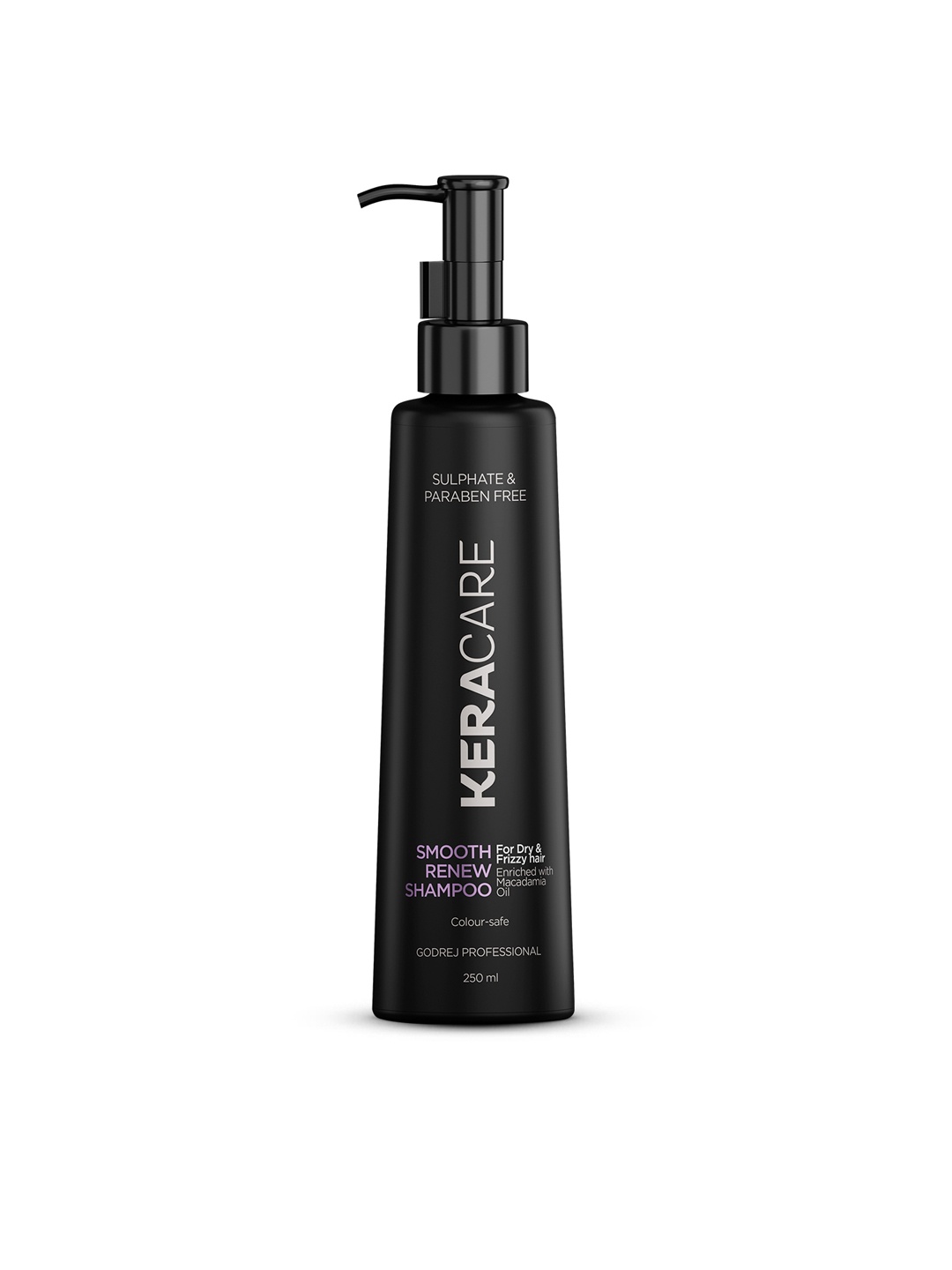 

Godrej Professional Keracare Smooth Renew Shampoo for Dry & Frizzy Hair - 250 ml, Black