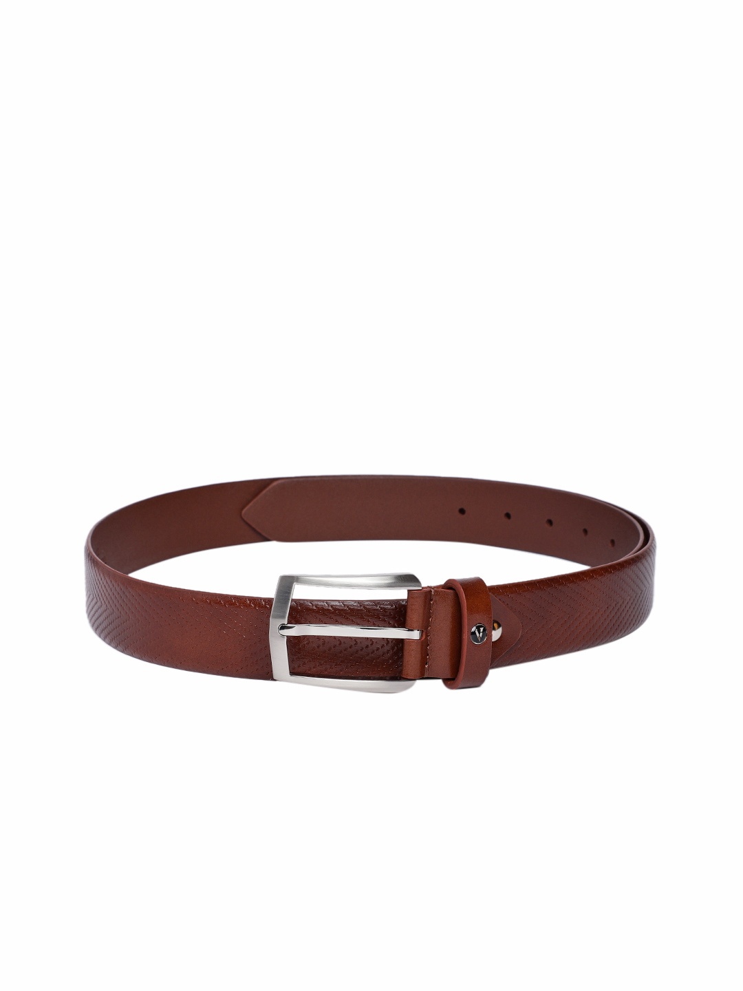

Van Heusen Men Textured Leather Formal Belt, Brown