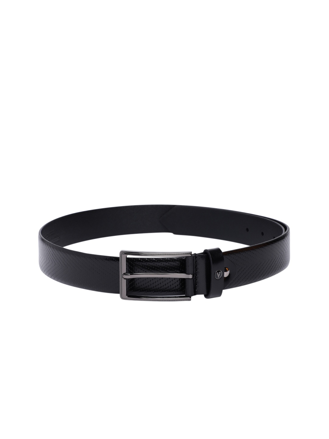 

Van Heusen Men Textured Leather Formal Belt, Black
