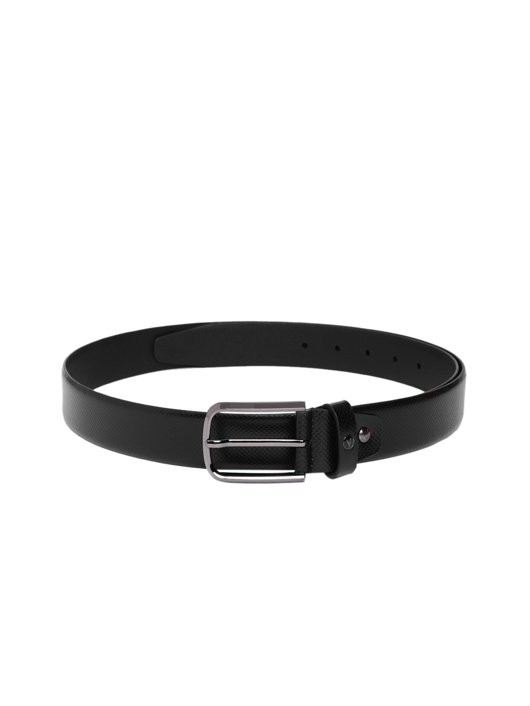 

Van Heusen Men Textured Leather Formal Belt, Black
