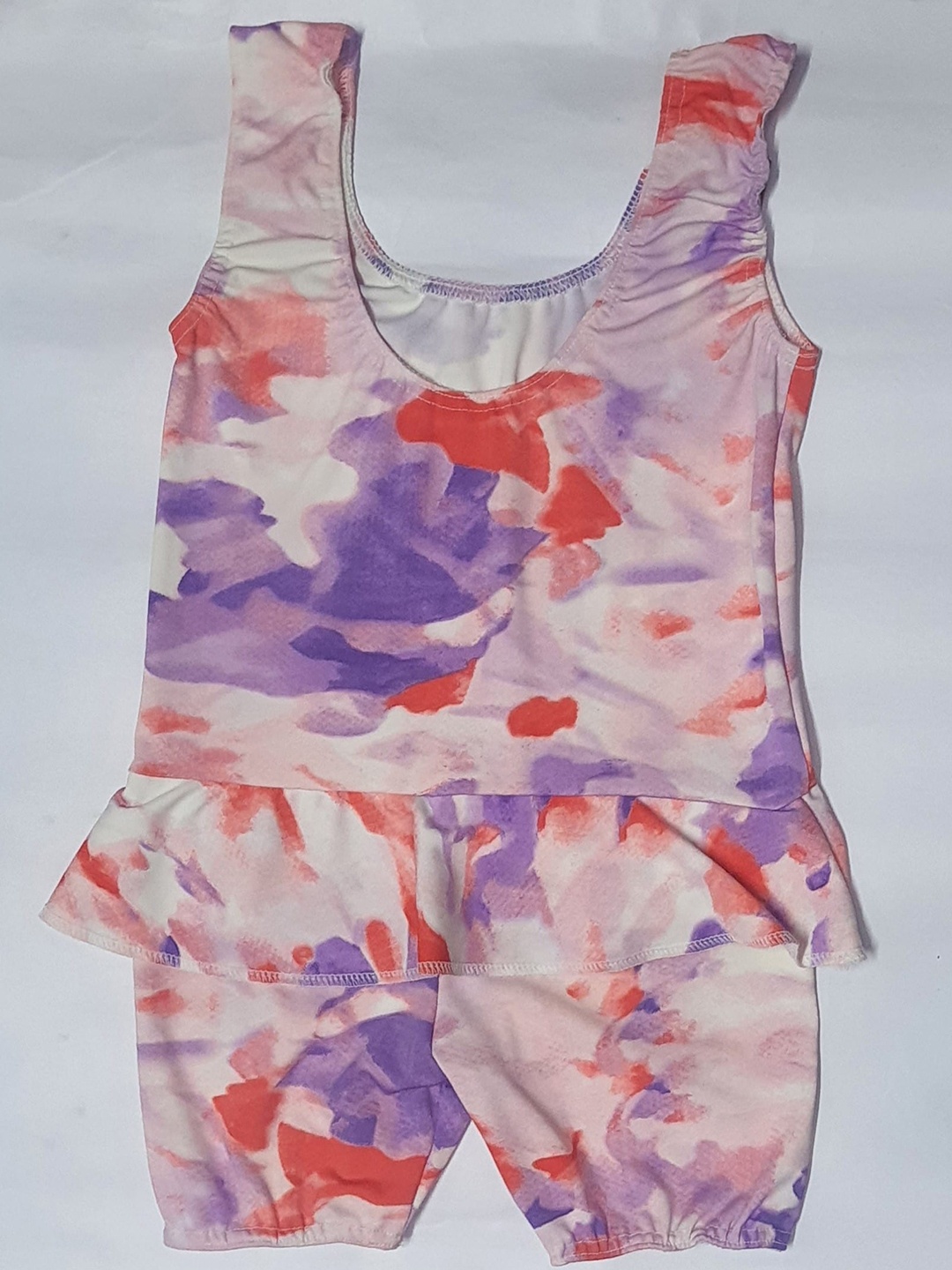 

Apraa & Parma Girls Abstract Printed Swimming Dress, Purple