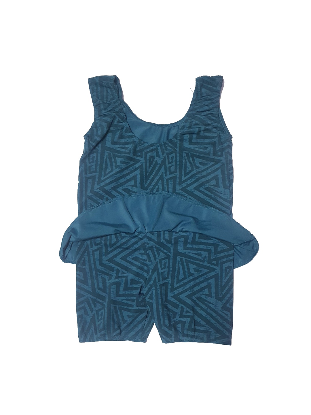 

Apraa & Parma Girls Abstract Printed Swimming Dress, Blue