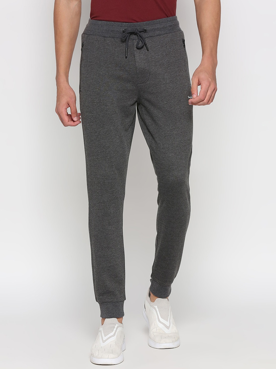 

Being Human Men Cotton Gym Joggers, Grey