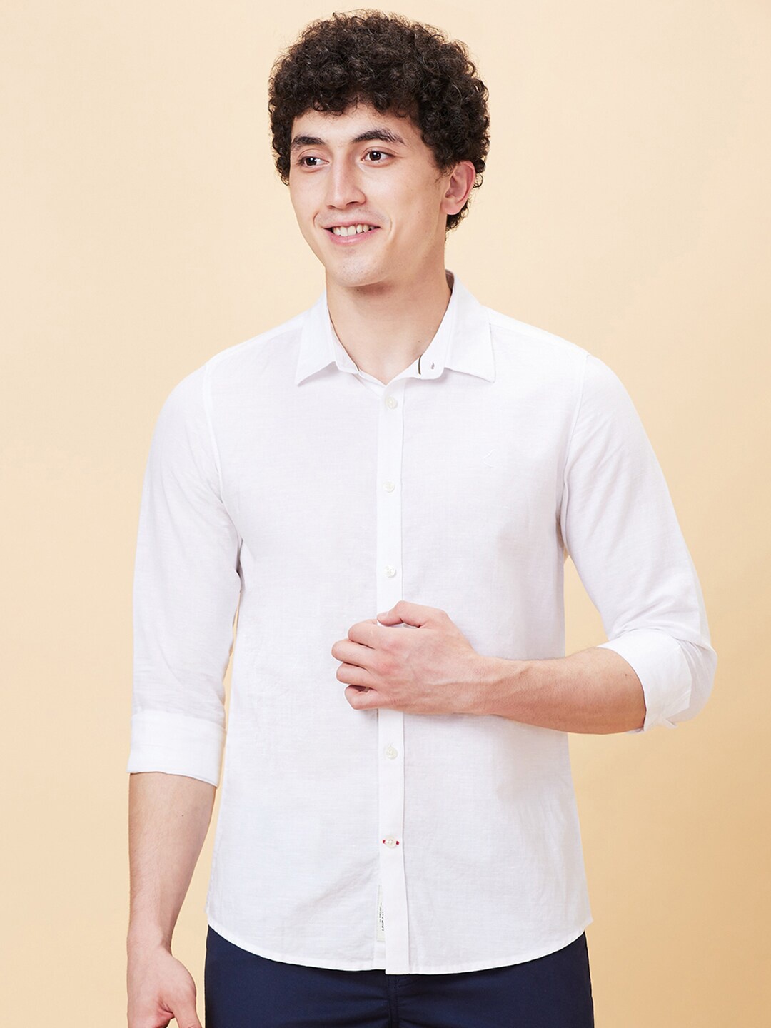 

Being Human Slim Fit Long Sleeves Casual Shirt, White