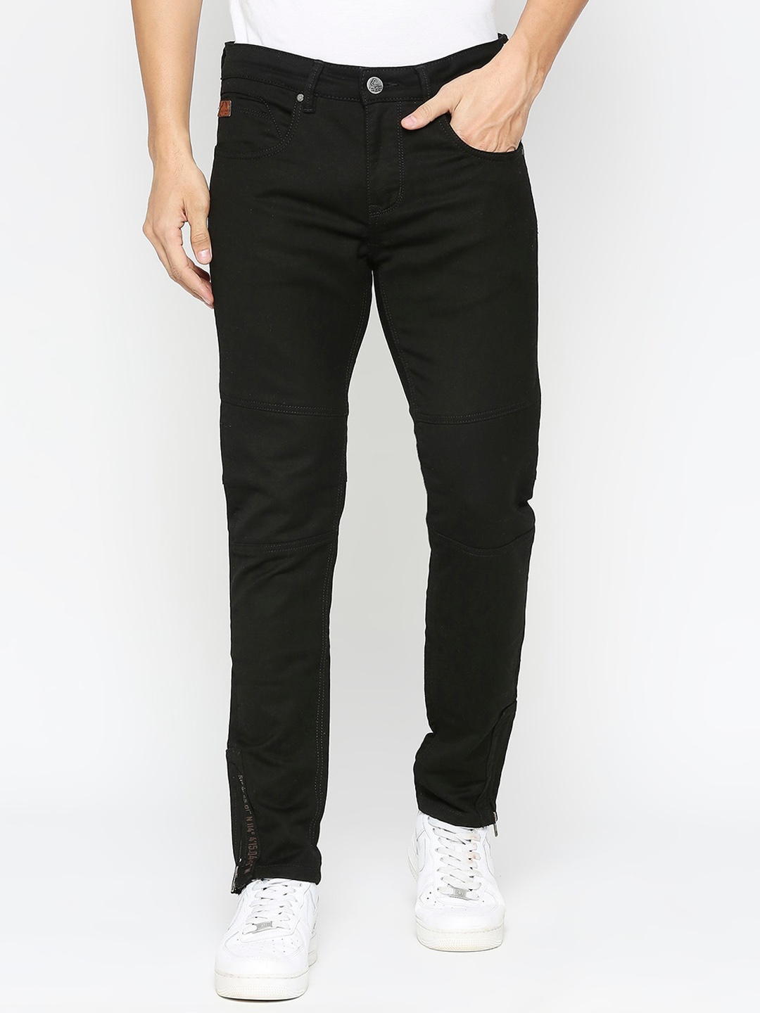 

Being Human Men Mid-Rise Jogger Jeans, Black