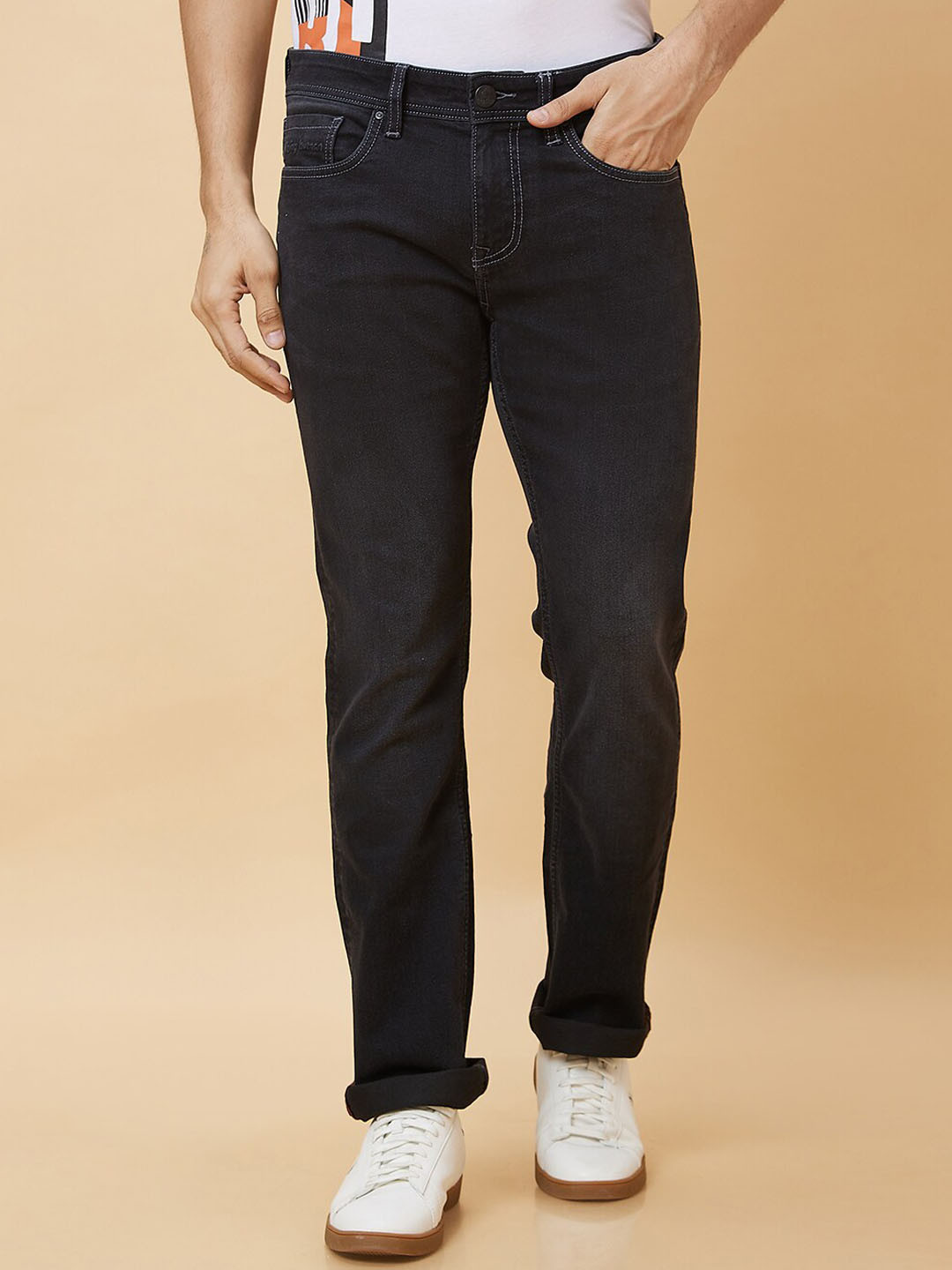 

Being Human Men Skinny Fit Mid-Rise Comfort Jeans, Navy blue