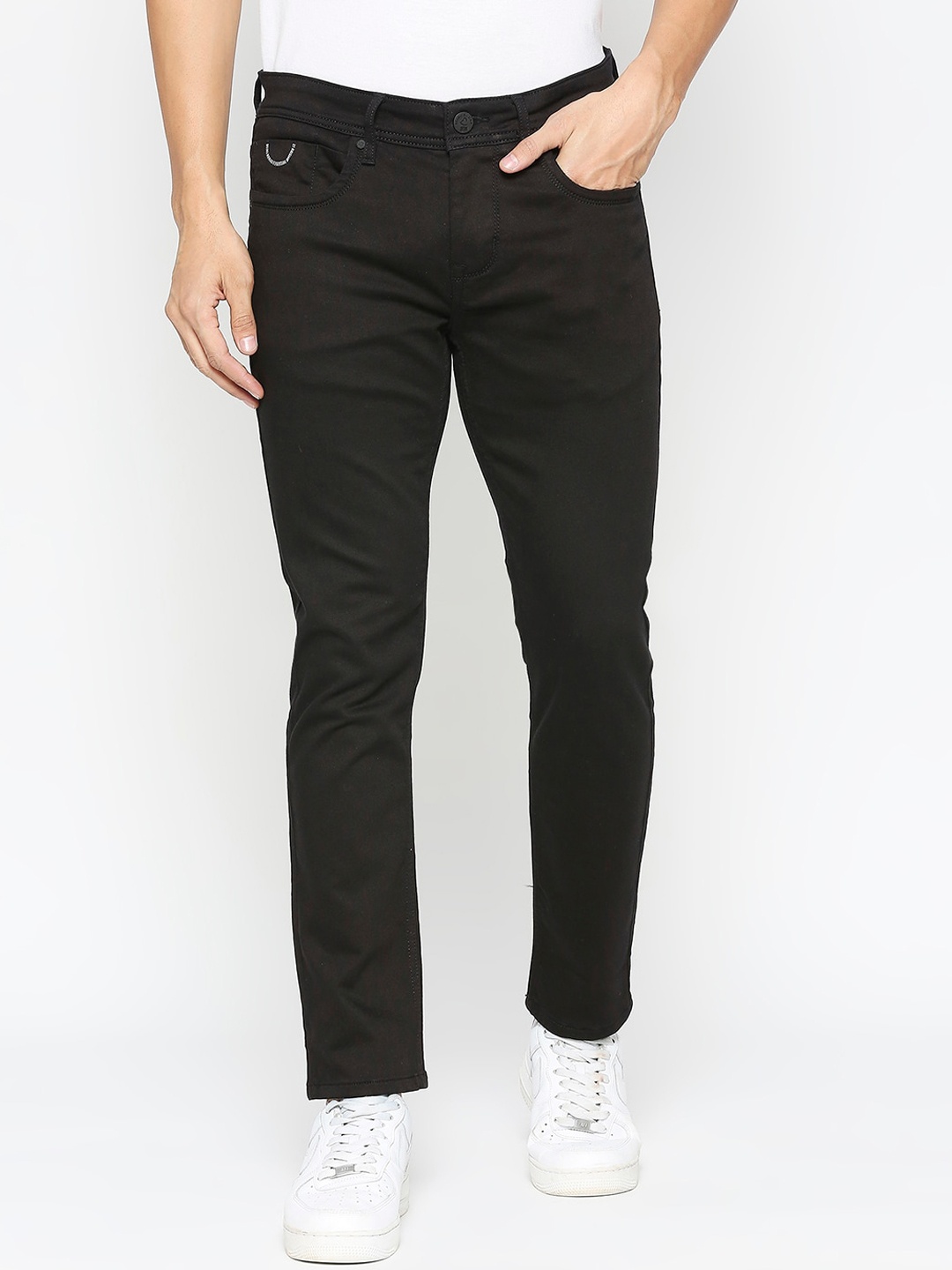 

Being Human Men Skinny Fit Mid-Rise Clean Look Jeans, Black