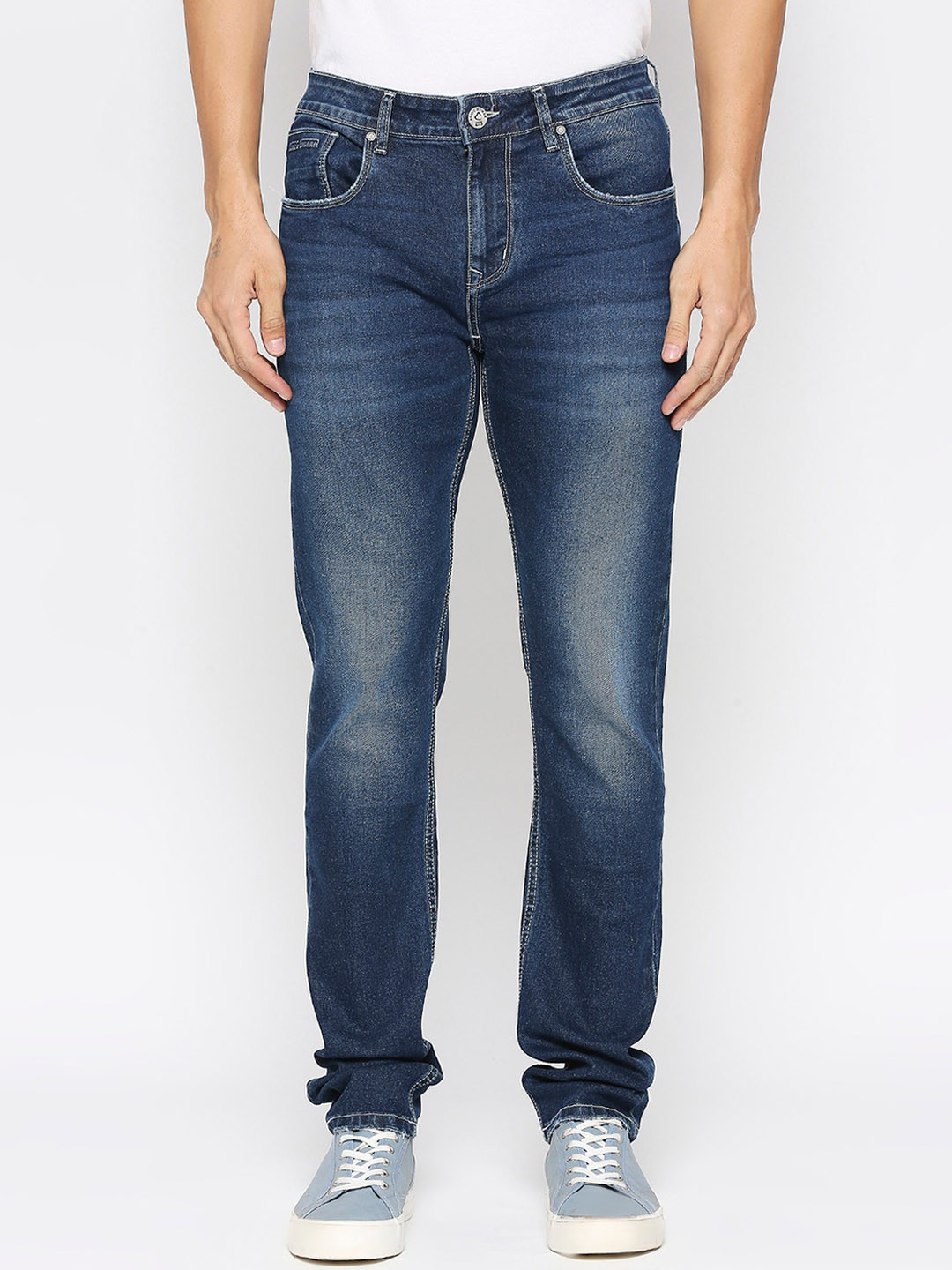 

Being Human Men Slim Fit Mid Rise Clean Look Jeans, Blue
