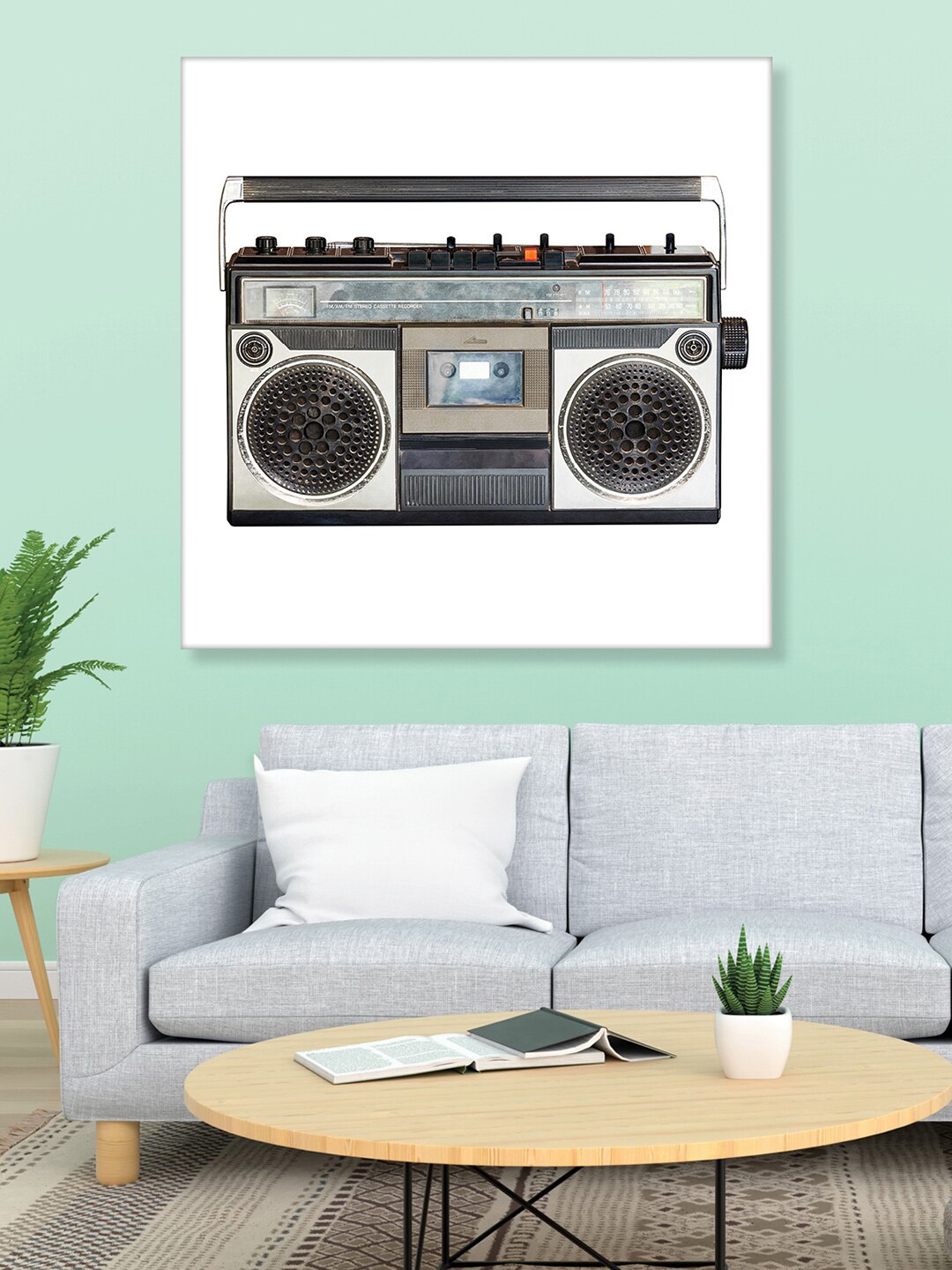 

RANDOM Black & White Wooden Painting Wall Art