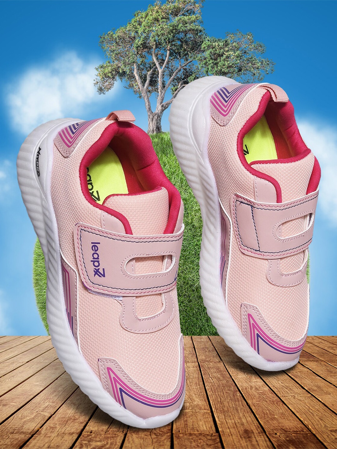 

Liberty Kids NITKID Velcro Walking Shoes, Peach