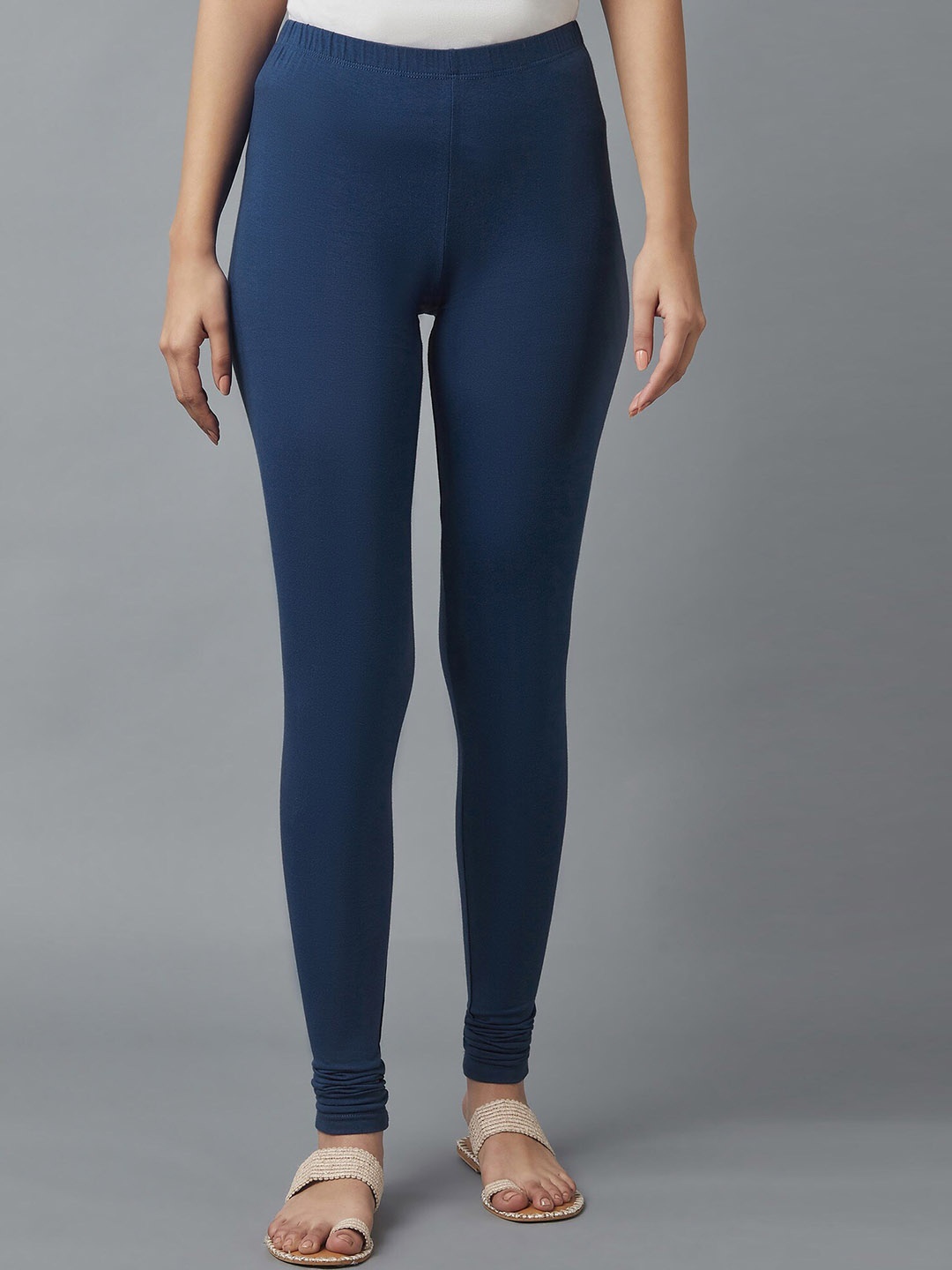 

AURELIA Churidar-Length Leggings, Blue