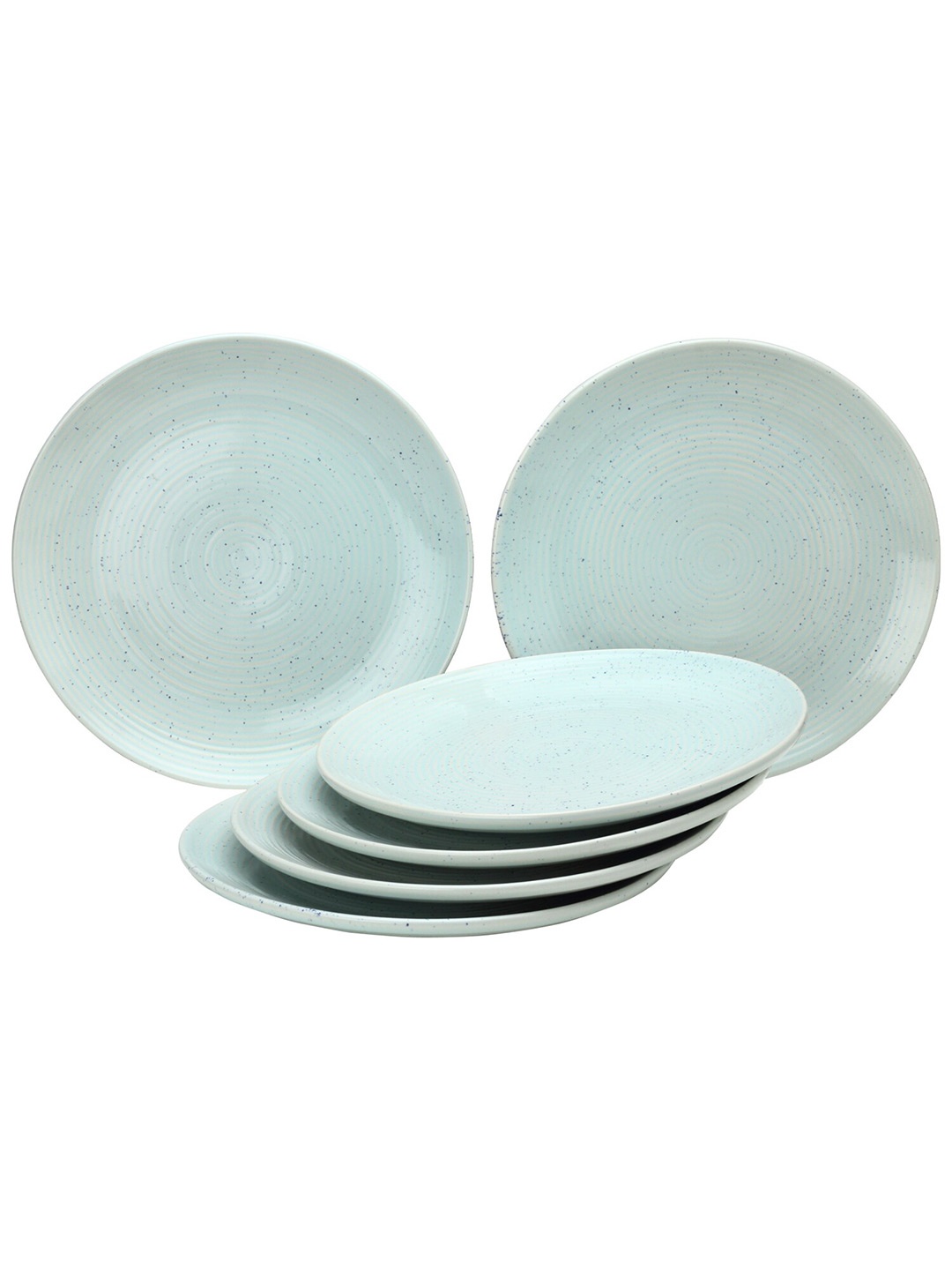 

BODHI HOUSE Green 6 Pieces Ceramic Glossy Plates