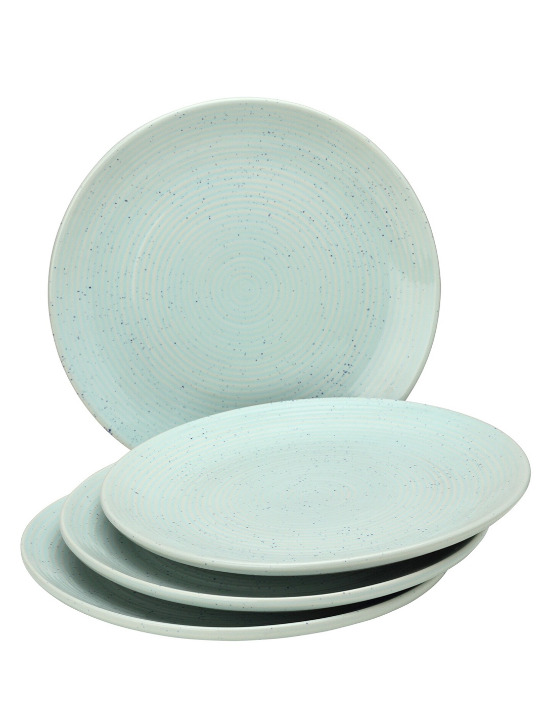 

BODHI HOUSE 4 Pieces Green Ceramic Glossy Plates
