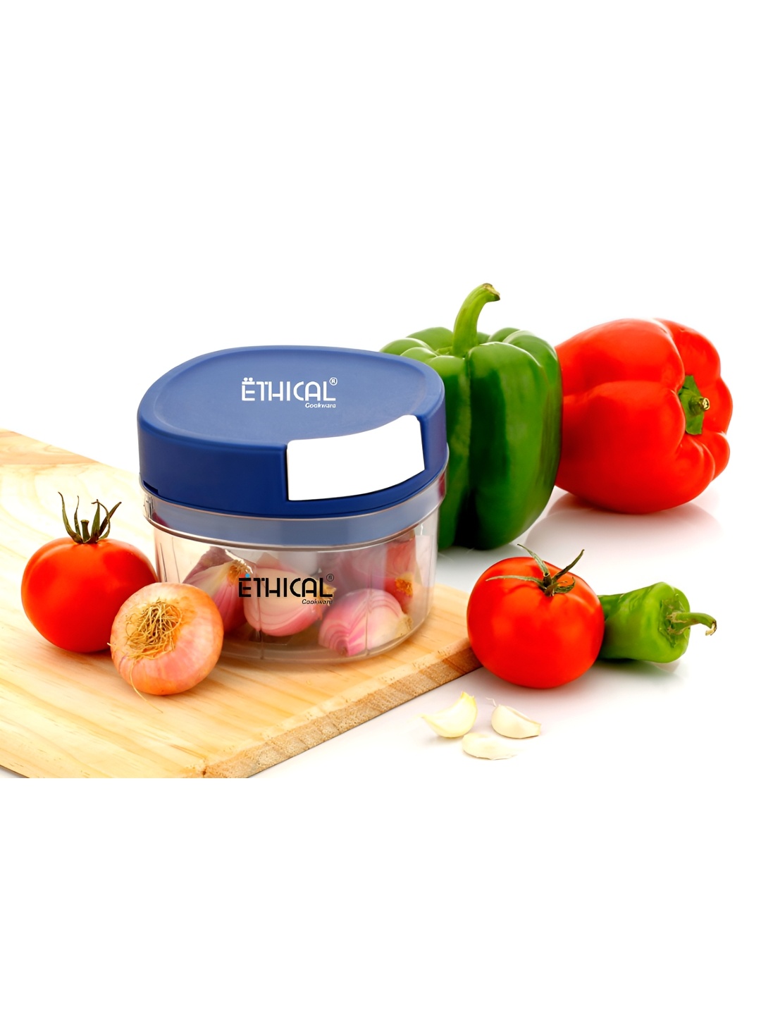 

Ethical Navy Blue Melamine Chopper Kitchen Tools