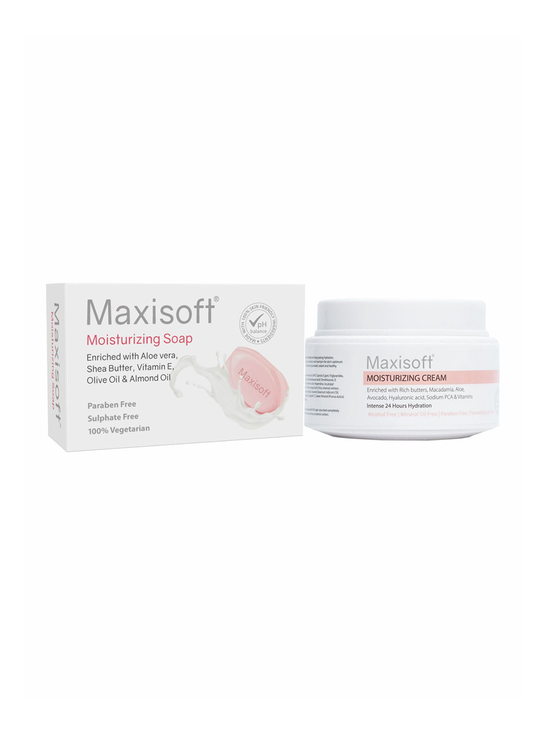

Maxisoft Winter Care Combo - Set Of Moisturizing Cream 50g & Moisturizing Soap 75g, White