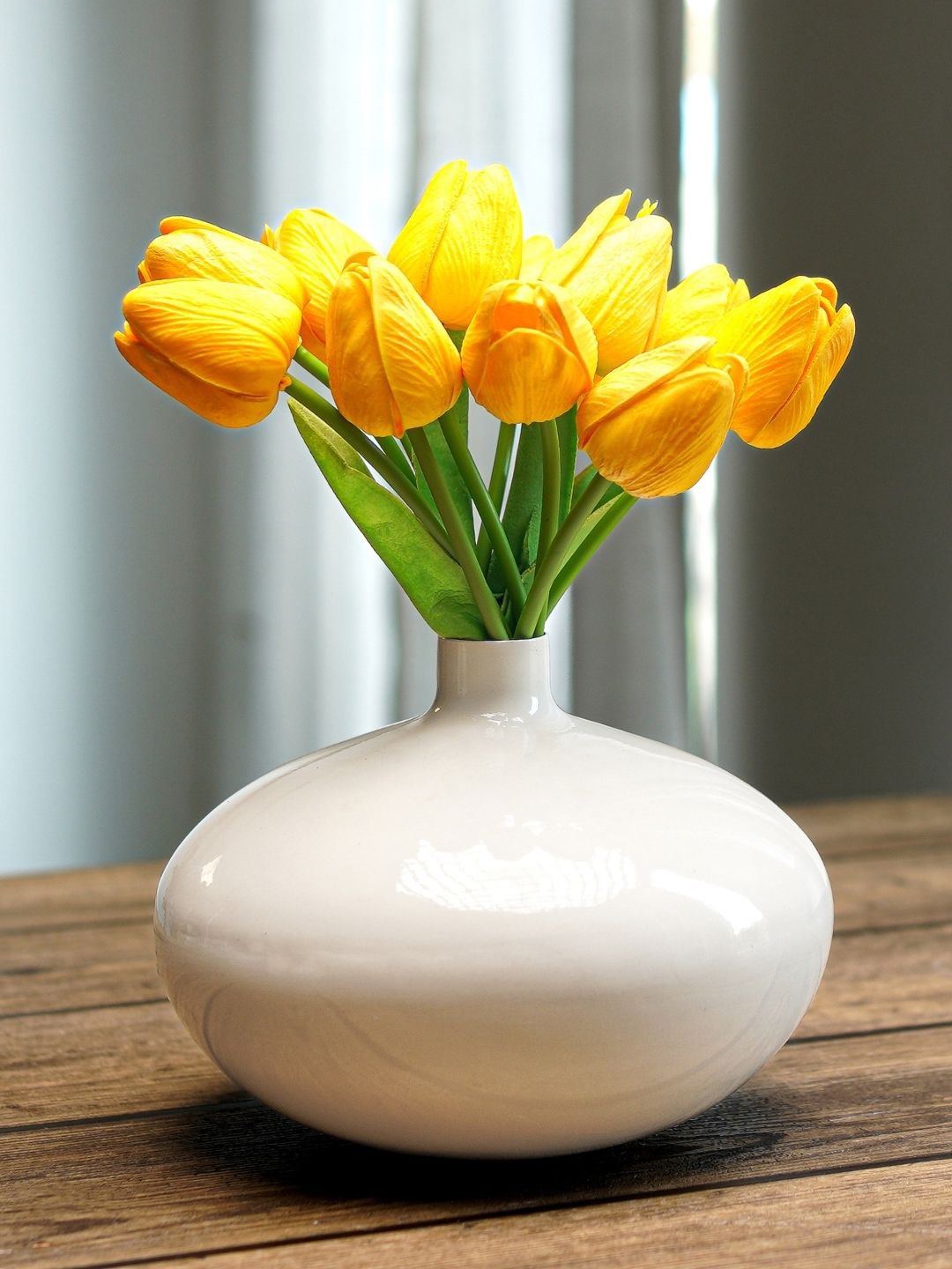 

BEHOMA Off White Bud Flower Vase