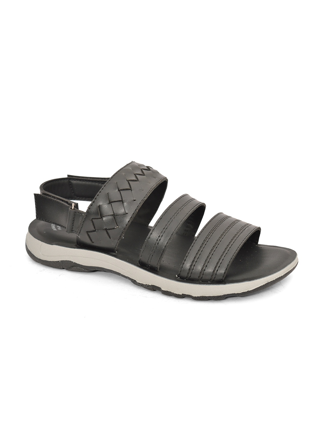 

Inblu Men Textured Lightweight & Anti Skid Comfort Sandals, Black