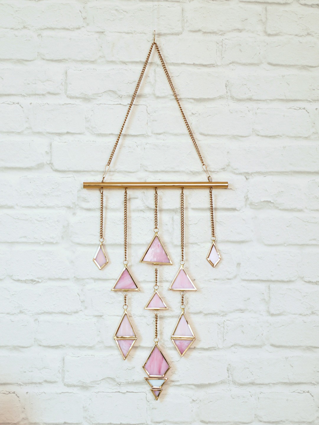 

BEHOMA Pink And Beige Decorative Wall Hanging