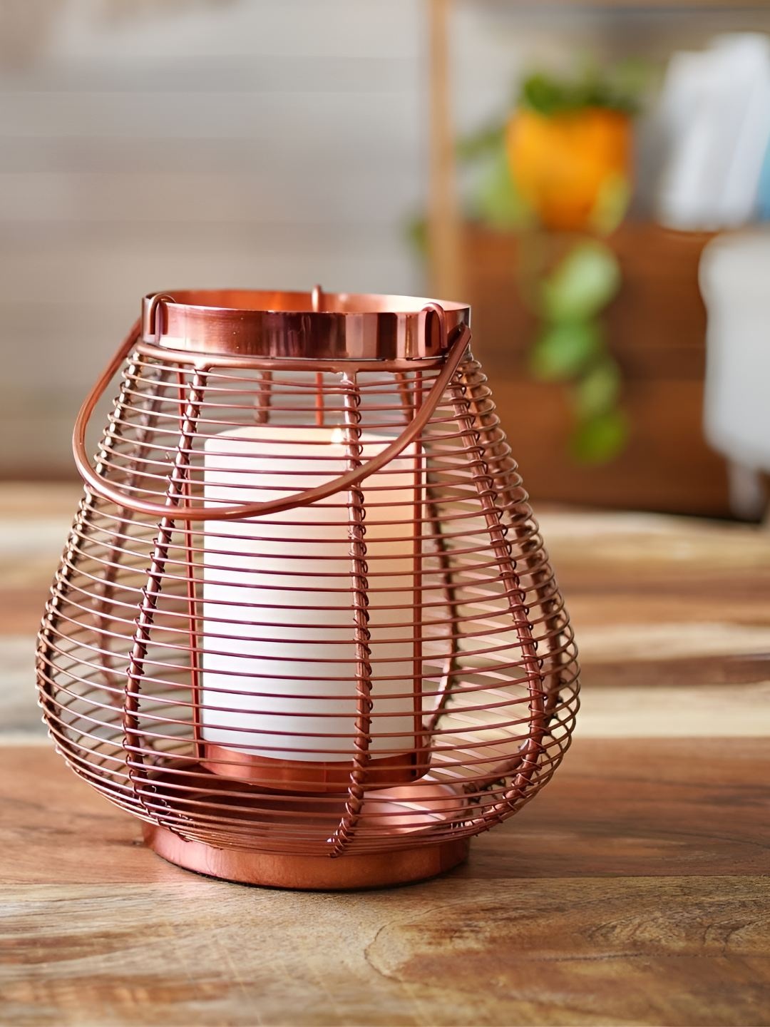 

BEHOMA Brown Vintage Hanging Miami Lantern