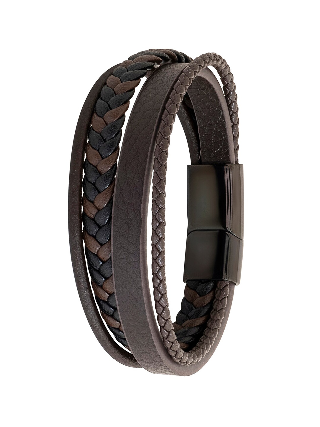 

bodha Leather Multistrand Bracelet, Brown
