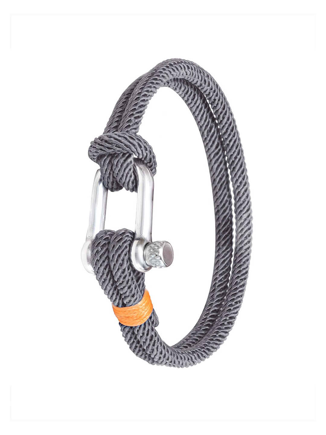 

bodha Silver-Plated Stainless Steel Wraparound Bracelet