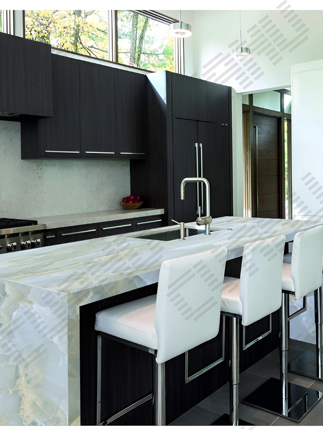 

CVANU Grey & Off White Self-Adhesive Marble Wallpaper