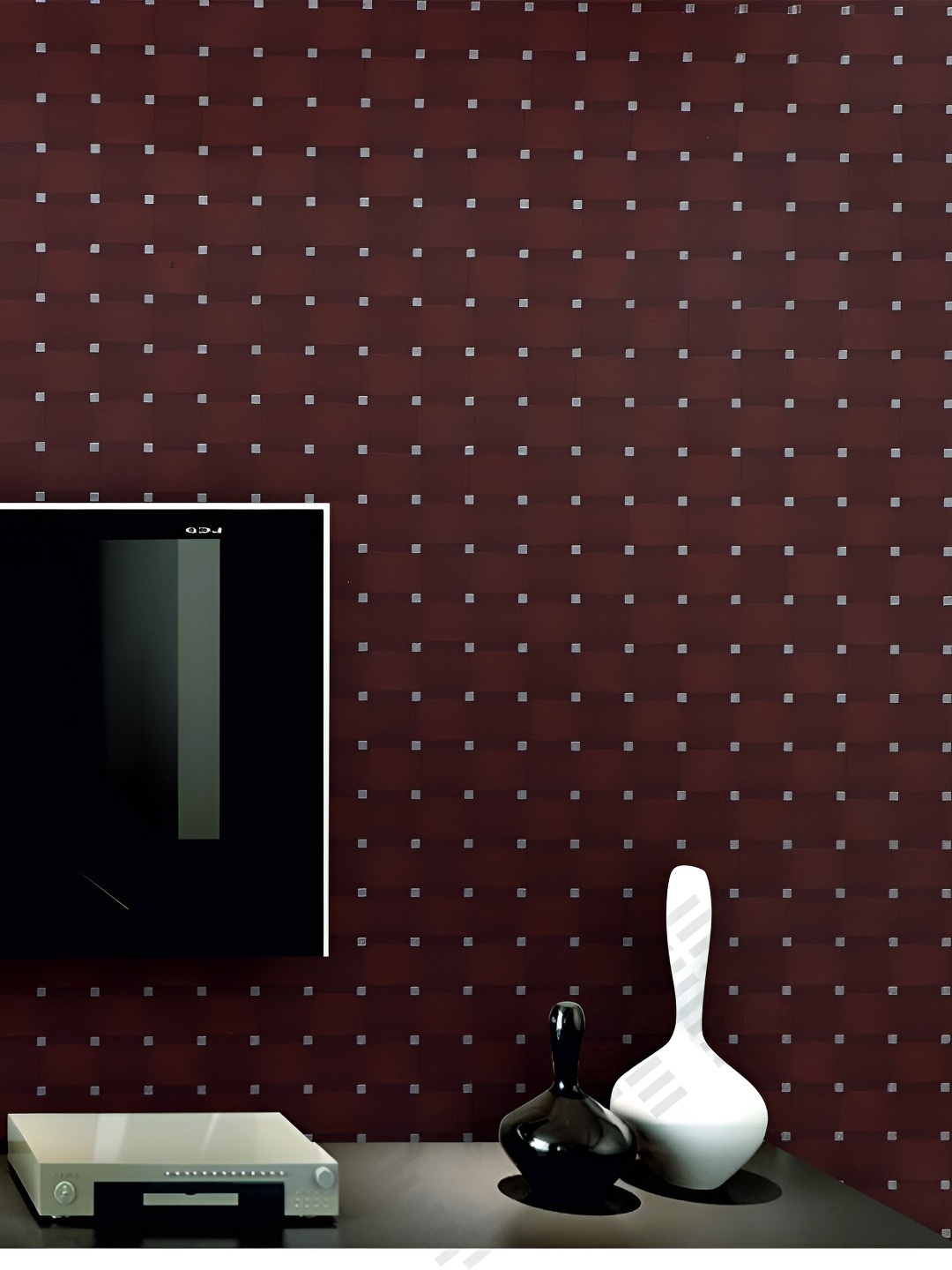 

CVANU Brown & Black Wood Grain Self-Adhesive Marble Wallpaper