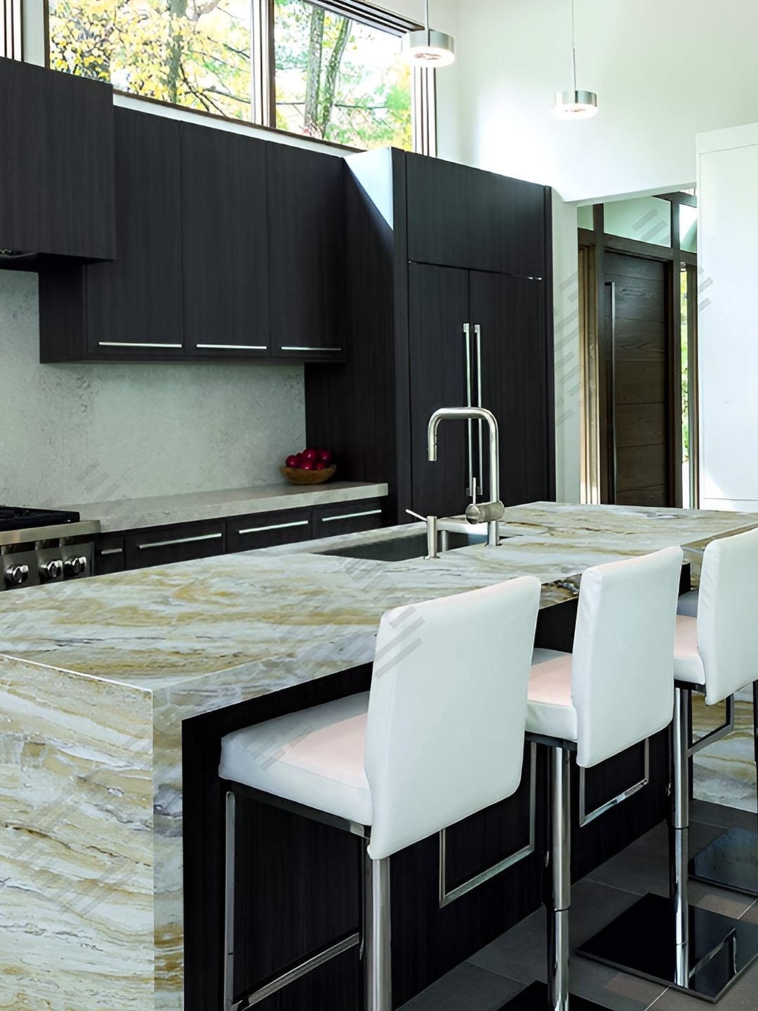

CVANU Cream & White Wood Grain Self-Adhesive Vinyl Wallpaper