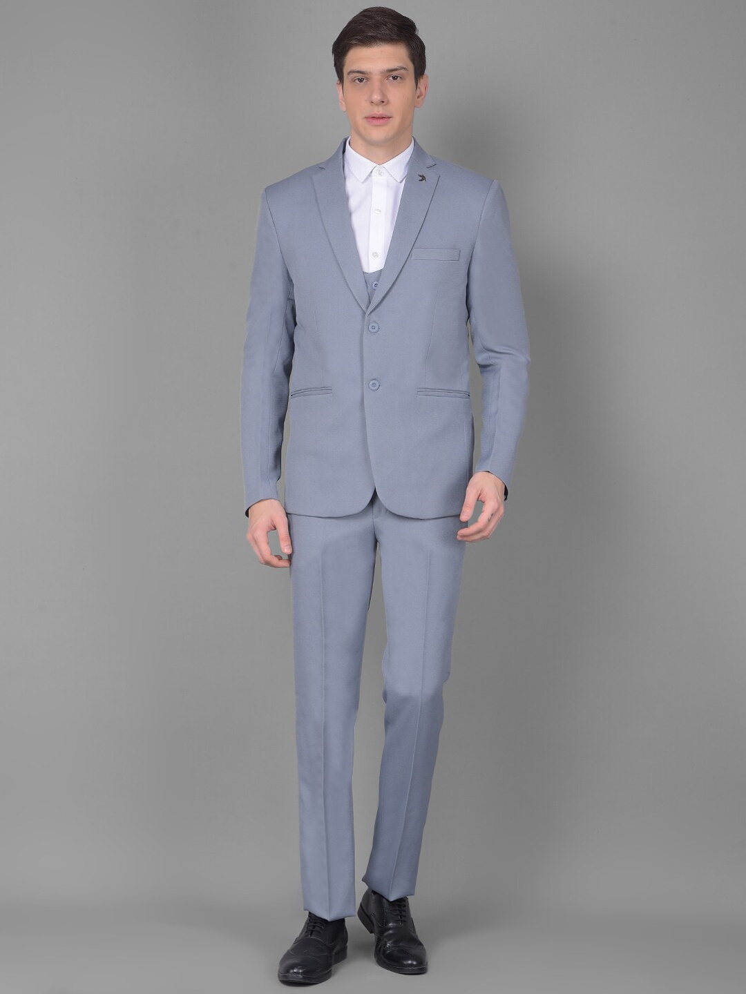 

Canary London Single-Breasted Slim-Fit 3-Piece Suit, Grey