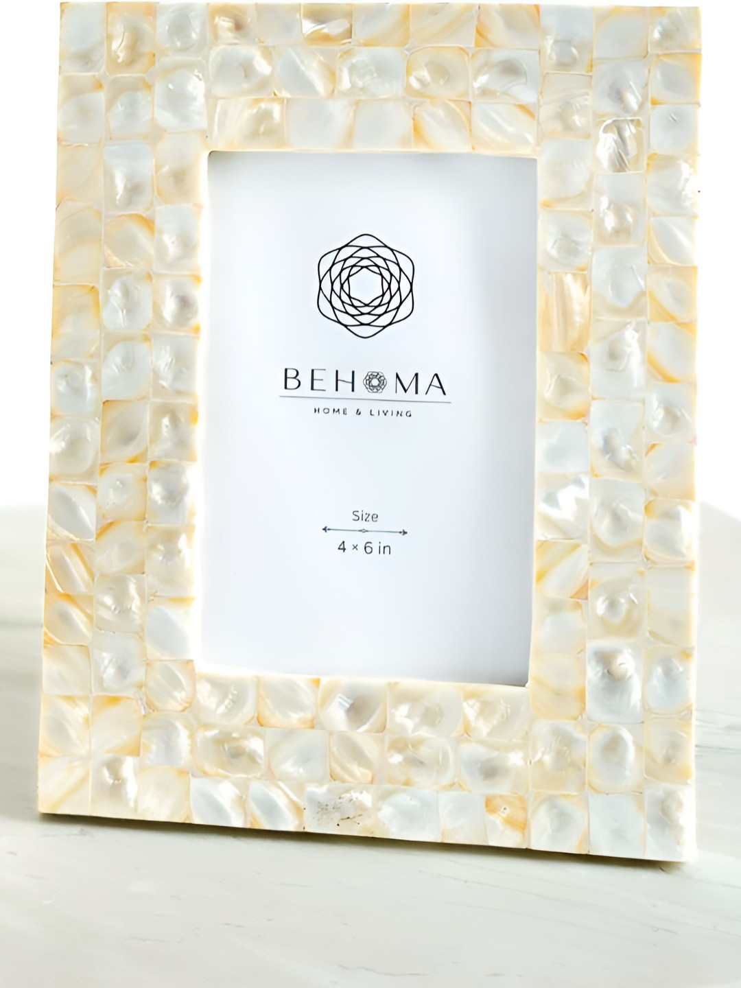 

BEHOMA White Pearl Photo Frame