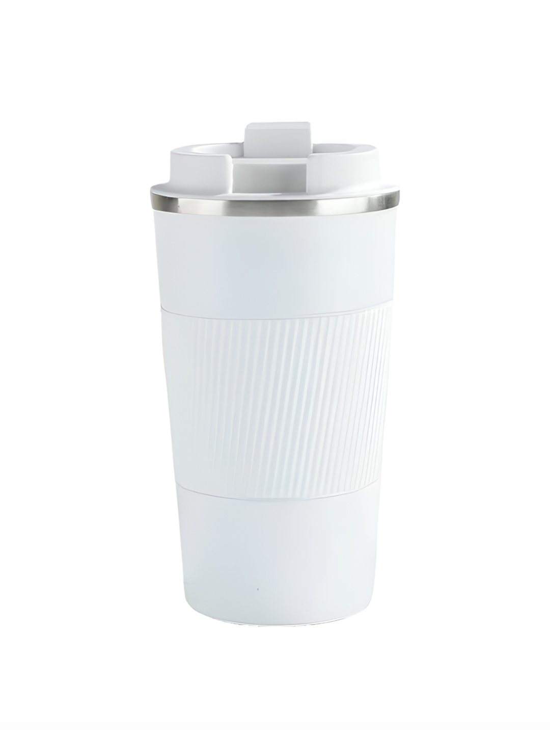 

Wosta White Stainless Steel Glossy Insulated Coffee Mug 380ml