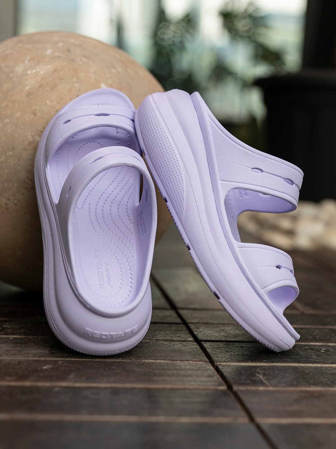 

Red Tape Women Anti Slip Rubber Sliders, Lavender