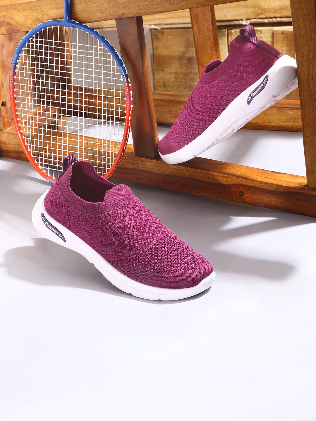 

Champs Women Lightweight Slip-On Sneakers, Purple