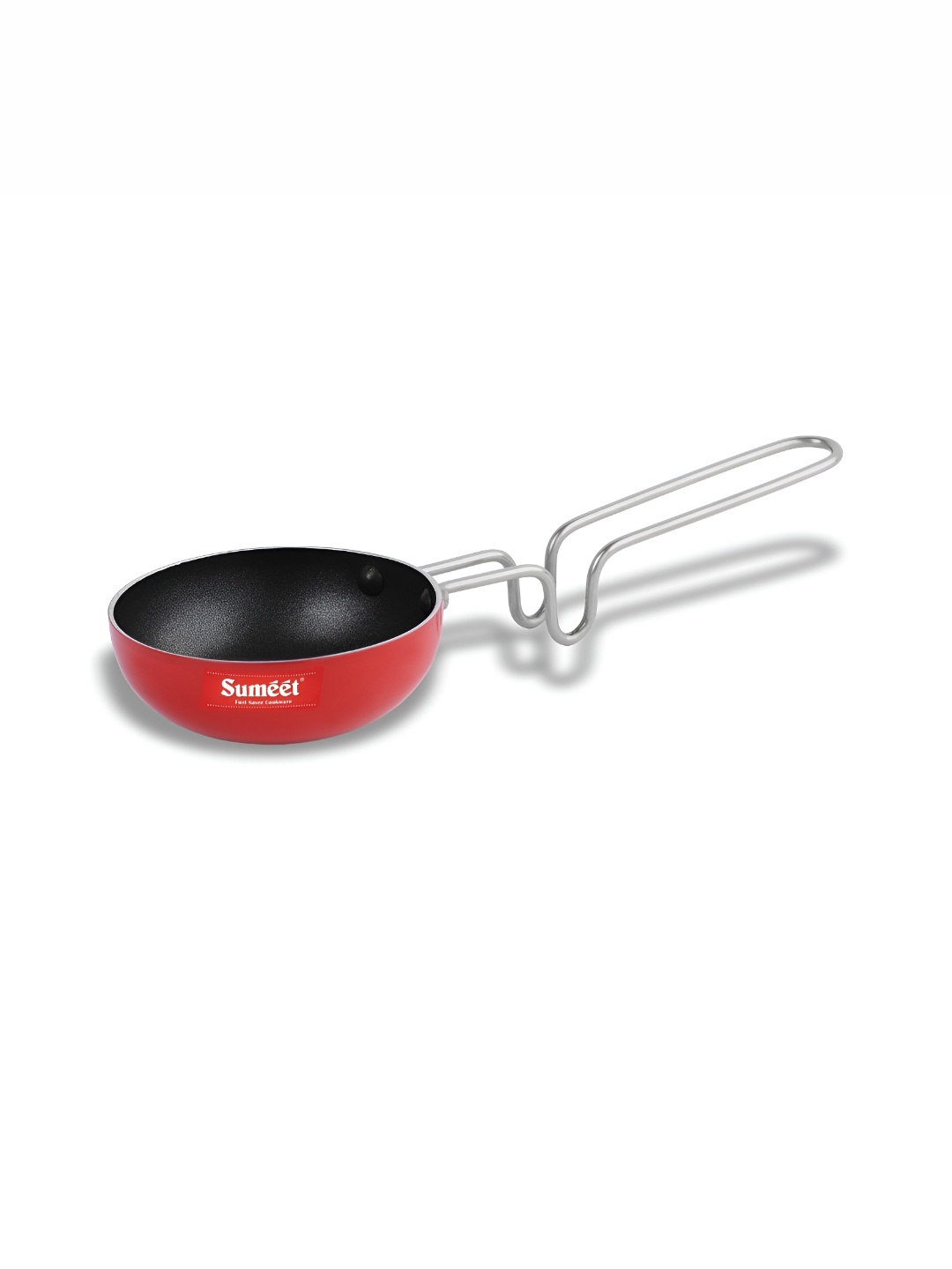 

Sumeet Red & Black Aluminium Dishwasher Safe Tadka Pan 190ml
