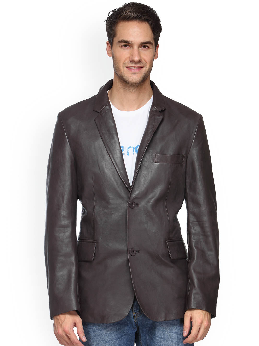 

Teakwood Leathers Lightweight Leather Jacket, Brown