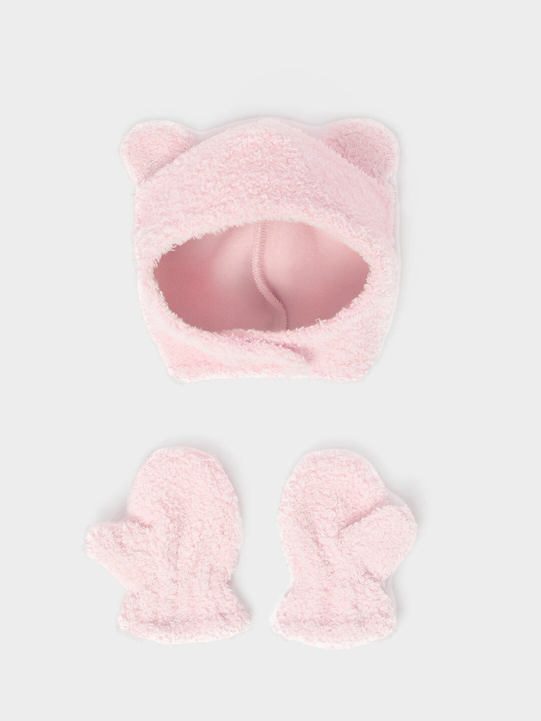 

MiArcus Kids Pink Beanie With Mitten