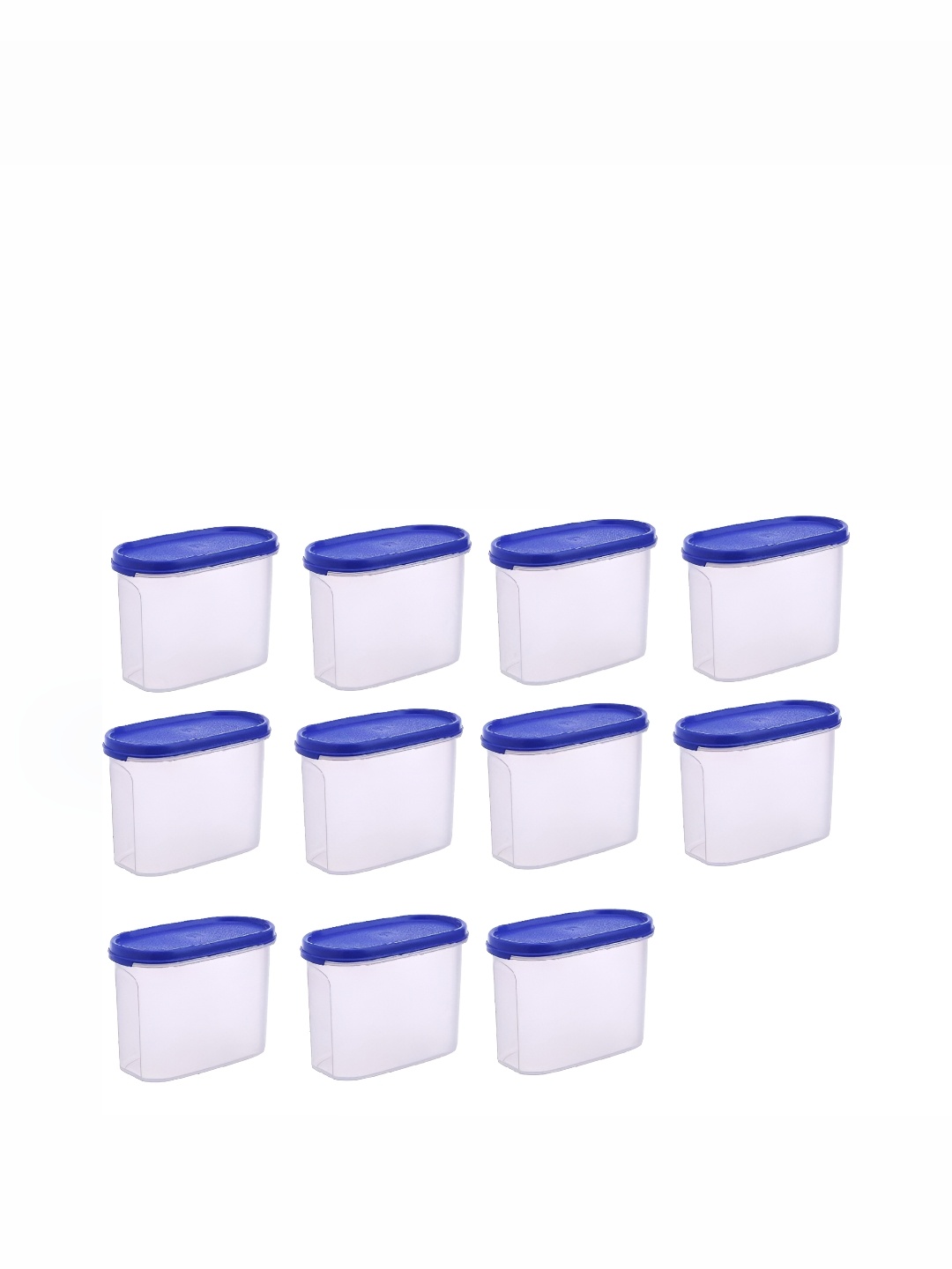 

OMORTEX Transparent & Blue 6 Pieces Dishwasher Safe Food Containers
