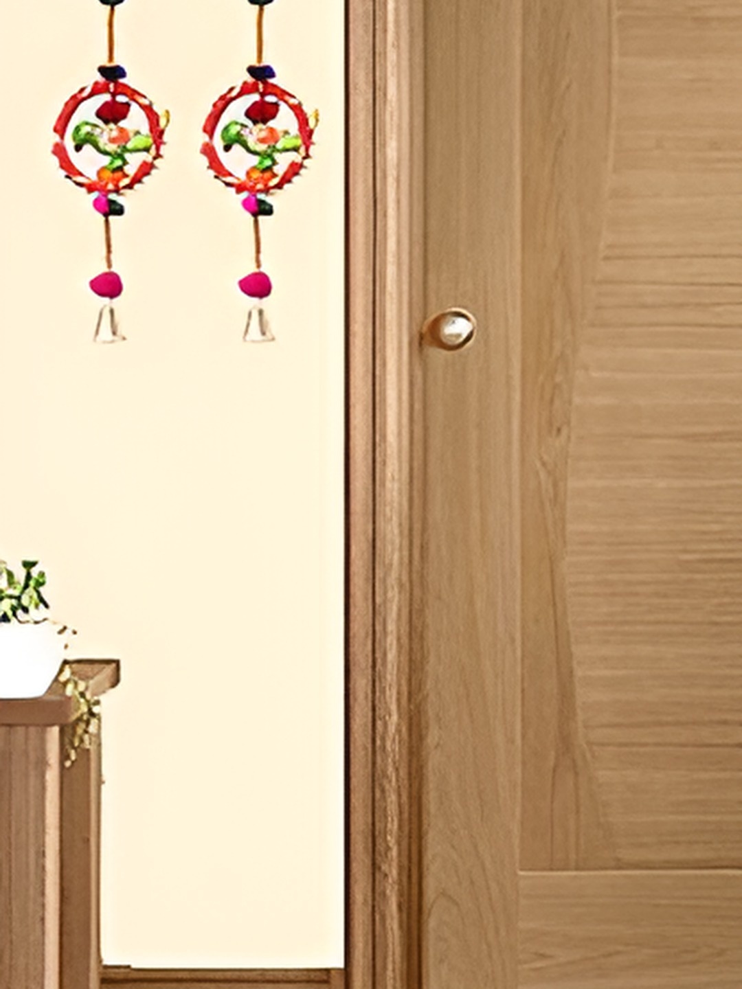 

PALPAL Green & Yellow 2 Pieces Parrot Door Hangings