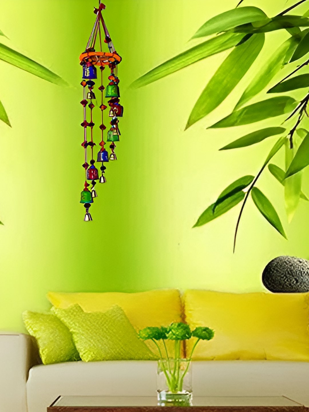 

PALPAL Green Textured Bell Windchimes