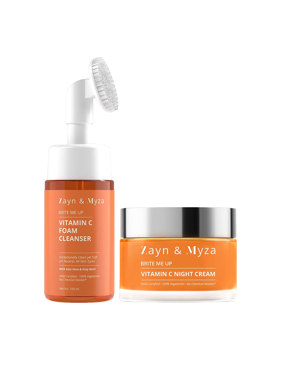 

ZM Zayn & Myza Vitamin C Face Wash & Night Cream Combo, Orange