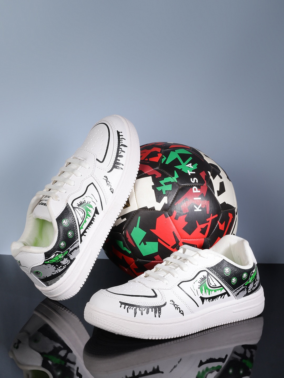 

Champs Men FIFTY Printed Lightweight Sneakers, White
