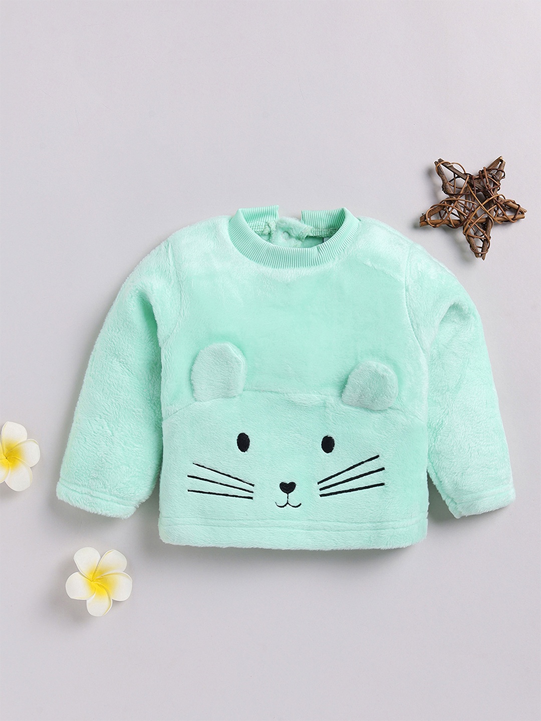 

Moms Love Girls Graphic Printed Pullover Sweatshirt, Green