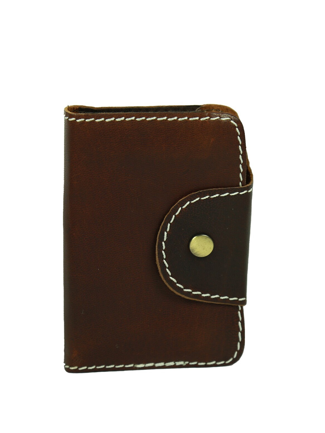 

Style Shoes Unisex Leather Card Holder, Brown