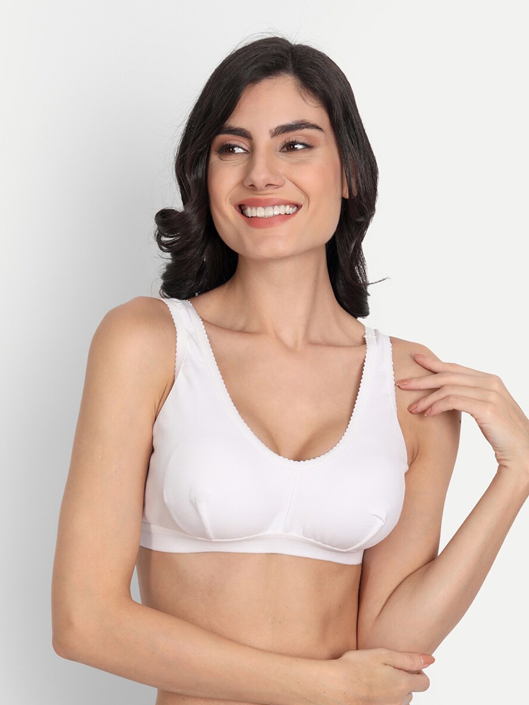 

T.T. Pack Of 2 Full Coverage Everyday Bra, White