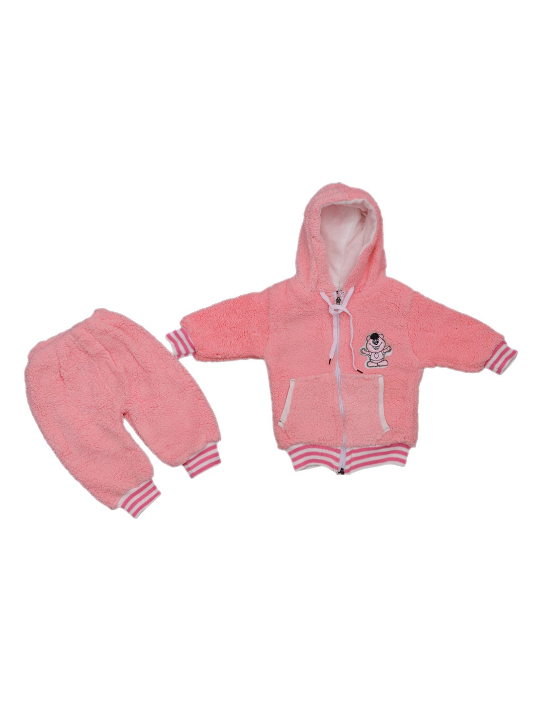 

BAESD Kids Hooded Sweatshirt With Joggers, Pink